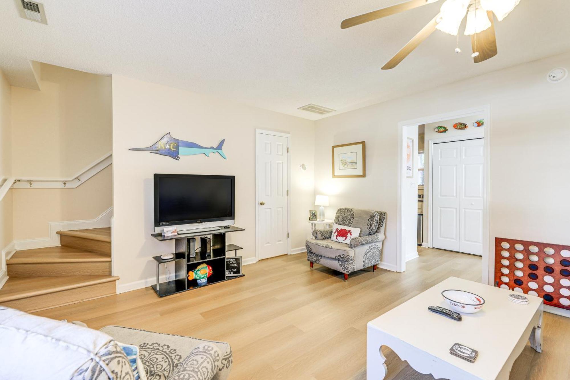 Well-Equipped Emerald Isle Townhome Pets Welcome! Eksteriør billede